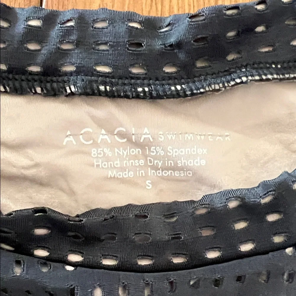Acacia Swimwear Black One Piece -Small - Picture 14 of 14